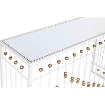 Meuble d'Entrée Home ESPRIT Blanc Doré 120 x 40 x 80 cm