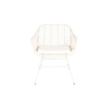 Garden furniture DKD Home Decor White 124 x 74 x 84 cm (4 Pieces)