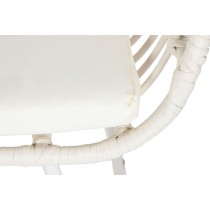 Garden furniture DKD Home Decor White 124 x 74 x 84 cm (4 Pieces)