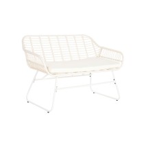 Garden furniture DKD Home Decor White 124 x 74 x 84 cm (4 Pieces)