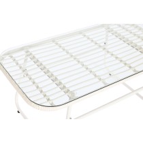 Garden furniture DKD Home Decor White 124 x 74 x 84 cm (4 Pieces)