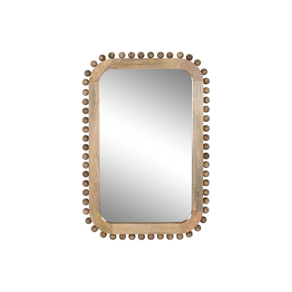 Miroir mural Home ESPRIT Naturel Bois de manguier Balles 60 x 2,5 x 90 cm