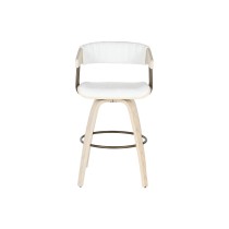 Stool Home ESPRIT White Wood 51,5 x 47,5 x 94,5 cm