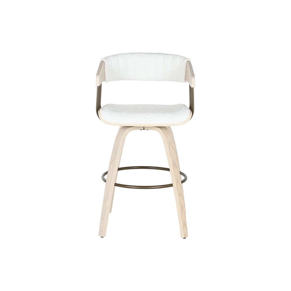 Stool Home ESPRIT White Wood 51,5 x 47,5 x 94,5 cm