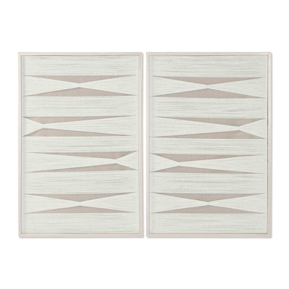 Bild Home ESPRIT Weiß Beige Moderne Urban 60 x 3 x 90 cm (2 Stück)