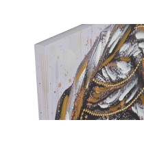 Bild Home ESPRIT Schwarz Gold Kolonial Afrikanerin 60 x 3 x 90 cm (2 Stück)