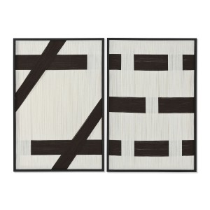 Bild Home ESPRIT Weiß Dunkelgrau Moderne Urban 60 x 3 x 90 cm (2 Stück)