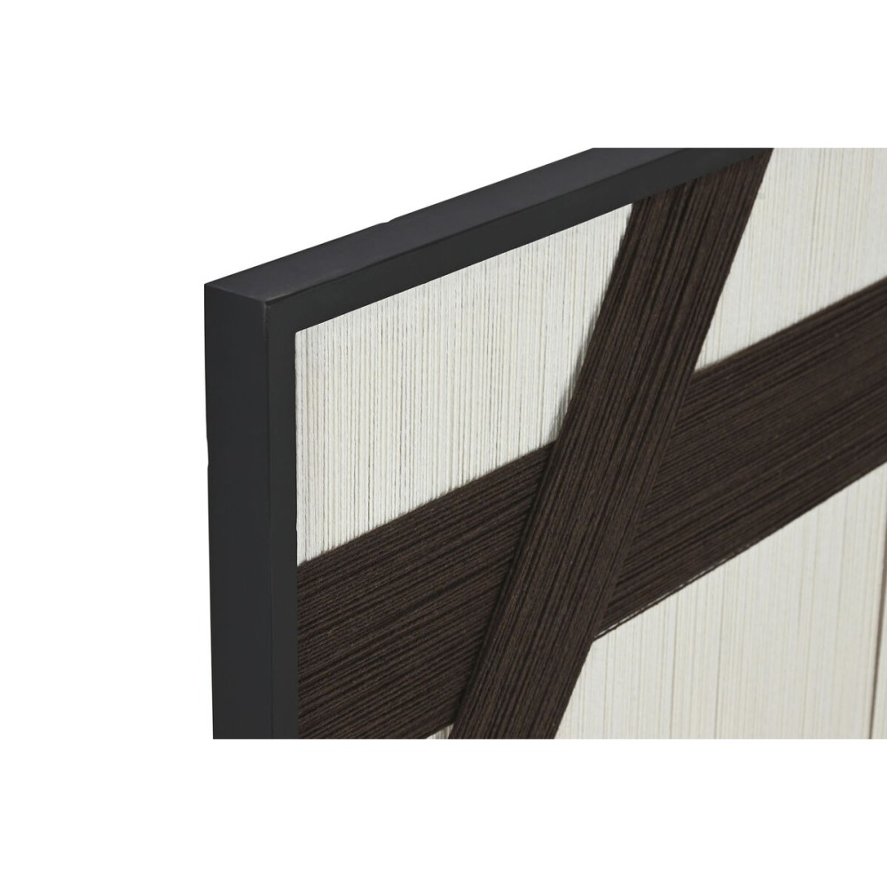 Painting Home ESPRIT White Dark grey Modern Urban 60 x 3 x 90 cm (2 Units)