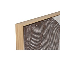 Painting Home ESPRIT Brown Black Beige Abstract 123 x 4,3 x 123 cm (2 Units)
