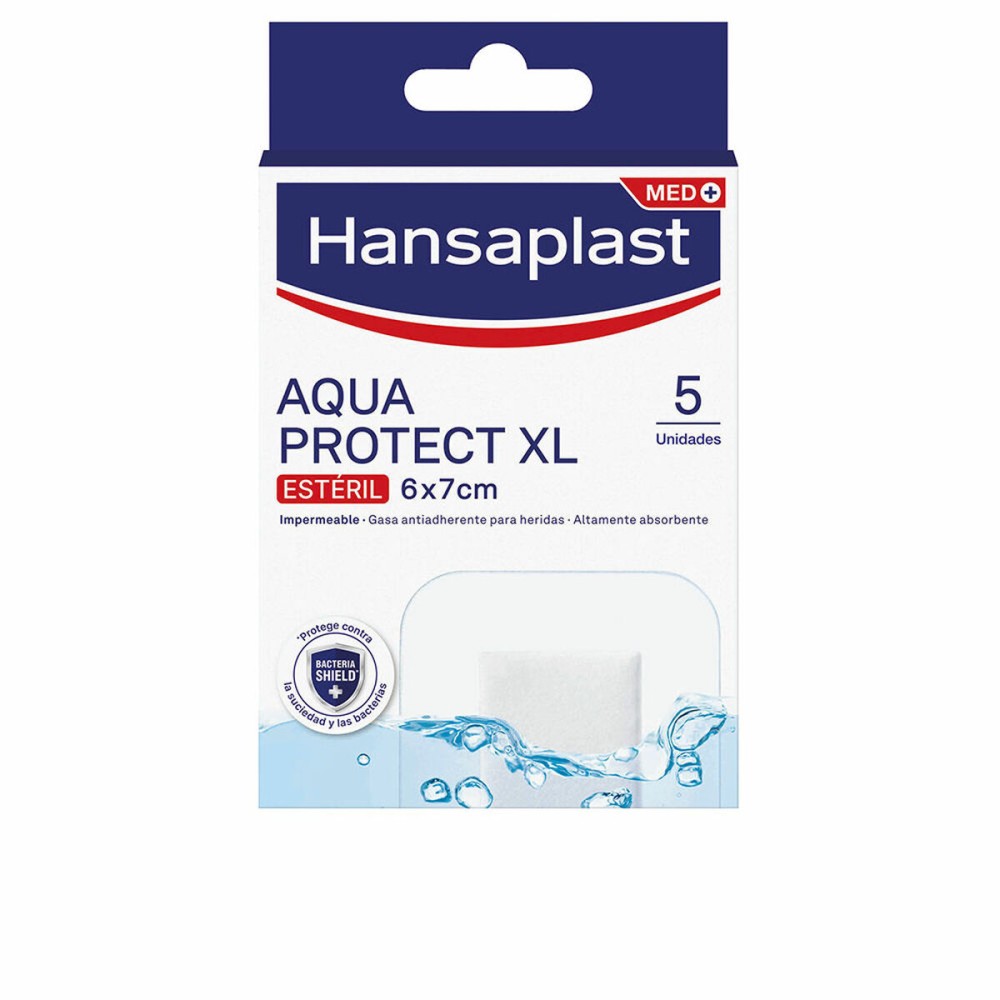 Wasserdichtes Verbandszeug Hansaplast Hp Aqua Protect XL 5 Stück 6 x 7 cm