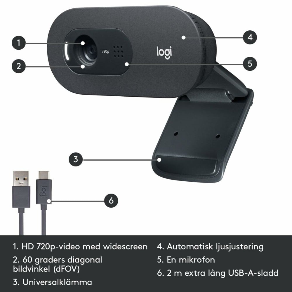Webcam Logitech 960-001459 Full HD