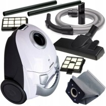 Bagged Vacuum Cleaner Prime3 White Black 700 W
