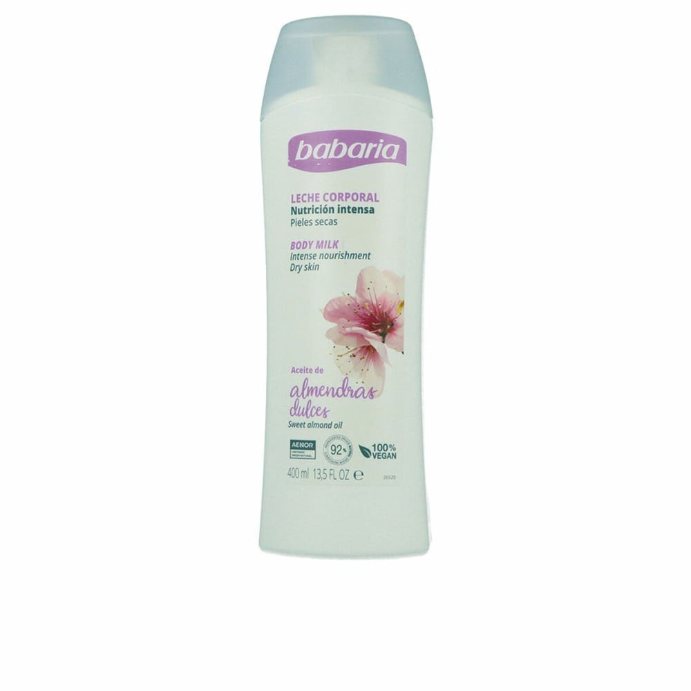 Lait corporel nourrissant Babaria Huile d'Amandes 400 ml