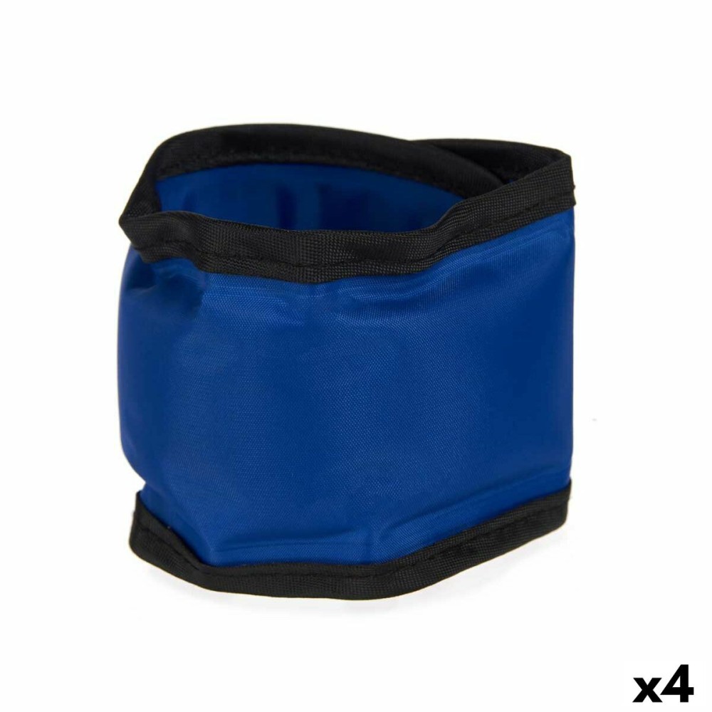 Hundehalsband Blau Schwarz PVC Gel 6,3 x 1 x 30 cm Kühlend (4 Stück)