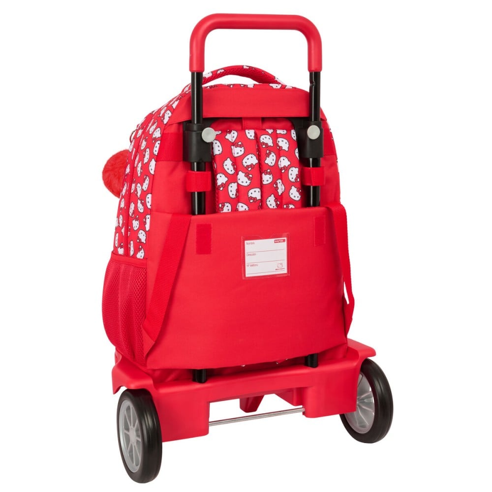 Cartable Hello Kitty Iconic Blanc Rouge 33 x 45 x 22 cm