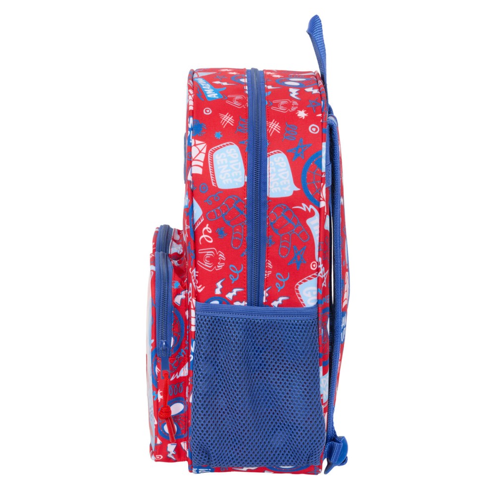 School Bag Spider-Man Rescue Blue Red 26 x 34 x 11 cm
