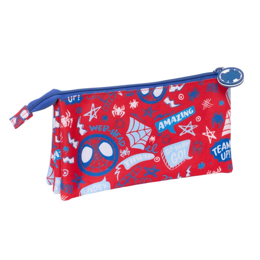 Holdall Spider-Man Rescue Blue Red 22 x 12 x 3 cm