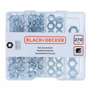 Set Muttern Black & Decker 270 Stücke