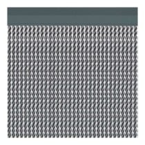 Curtain Acudam Manacor Doors Silver Exterior PVC Aluminium 90 x 210 cm