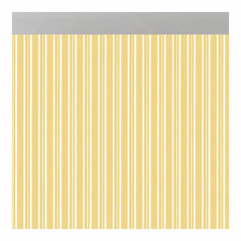 Curtain Acudam Ferrara Doors Yellow Transparent Exterior PVC Aluminium 90 x 210 cm