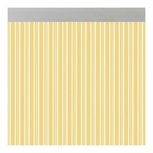 Curtain Acudam Ferrara Doors Yellow Transparent Exterior PVC Aluminium 90 x 210 cm