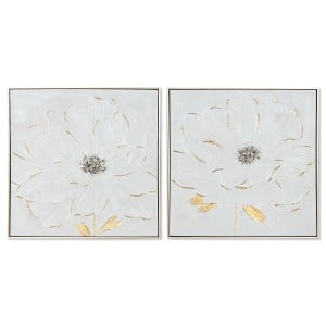 Toile Home ESPRIT polystyrène Toile 62 x 4,5 x 62 cm