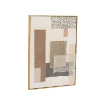 Cadre Home ESPRIT Marron Beige Abstrait Urbaine 50 x 3 x 70 cm (2 Unités)