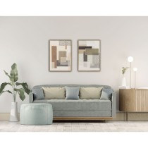 Cadre Home ESPRIT Marron Beige Abstrait Urbaine 50 x 3 x 70 cm (2 Unités)