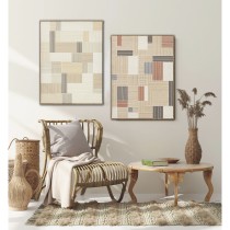 Leinwand Home ESPRIT polystyrol Leinwand 60 x 3 x 80 cm