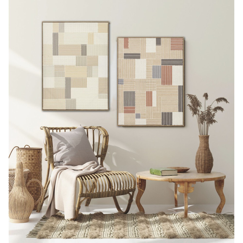 Leinwand Home ESPRIT polystyrol Leinwand 60 x 3 x 80 cm