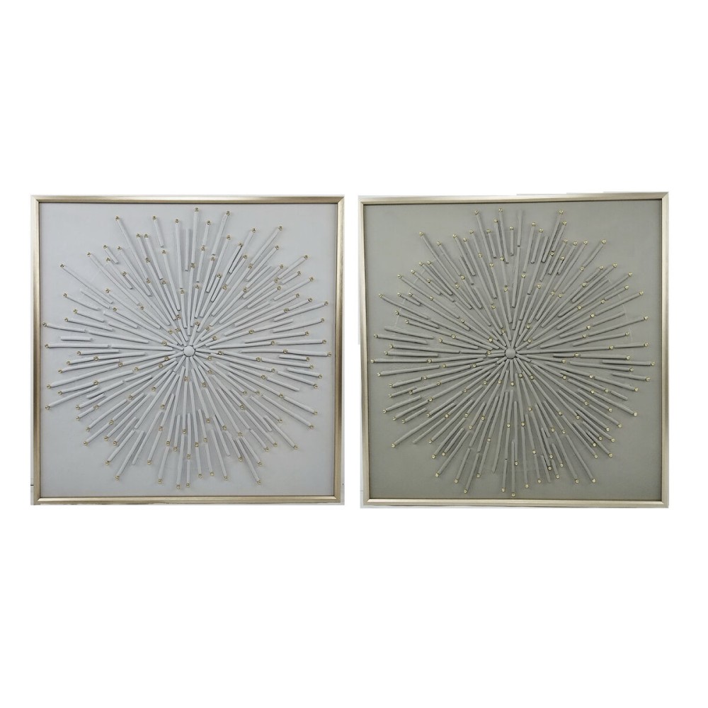 Canvas Home ESPRIT polystyrene Canvas 100 x 3,5 x 100 cm