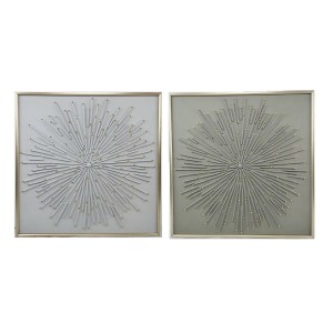 Canvas Home ESPRIT polystyrene Canvas 100 x 3,5 x 100 cm