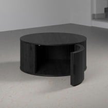 Centre Table Trendteam Black 80 x 80 x 36 cm