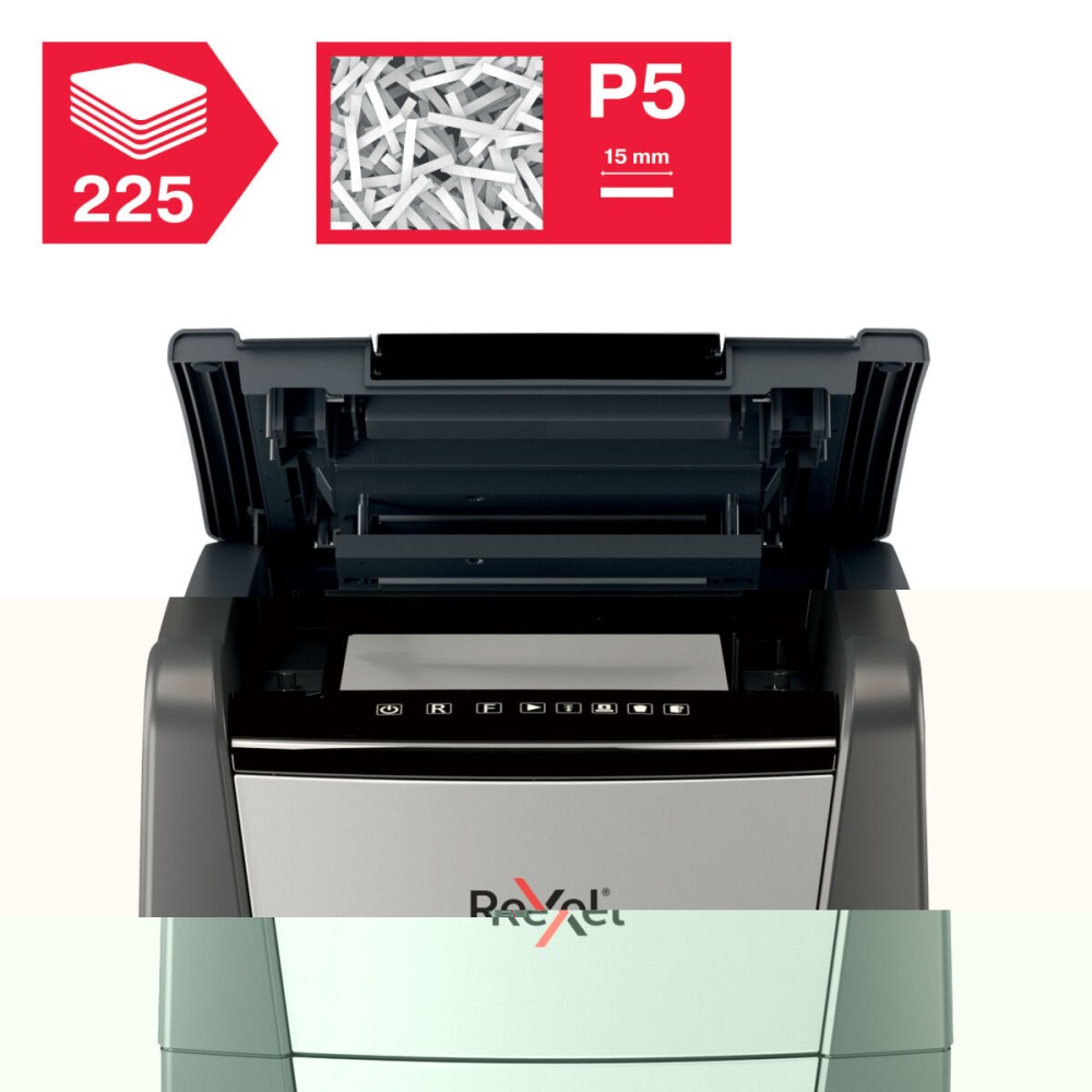 Mikroschnitt-Aktenvernichter Rexel AutoFeed+ 225M 60 L