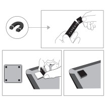 Whiteboard Nobo 28 x 33,5 cm