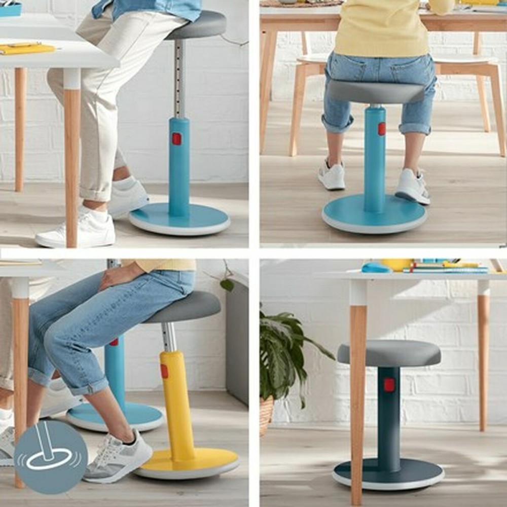 Ergonomischer Hocker Leitz Ergo Cosy Active Gelb Kunststoff