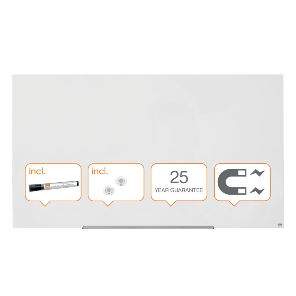 Magnetic board Nobo Impression Pro White Crystal 190 x 100 cm