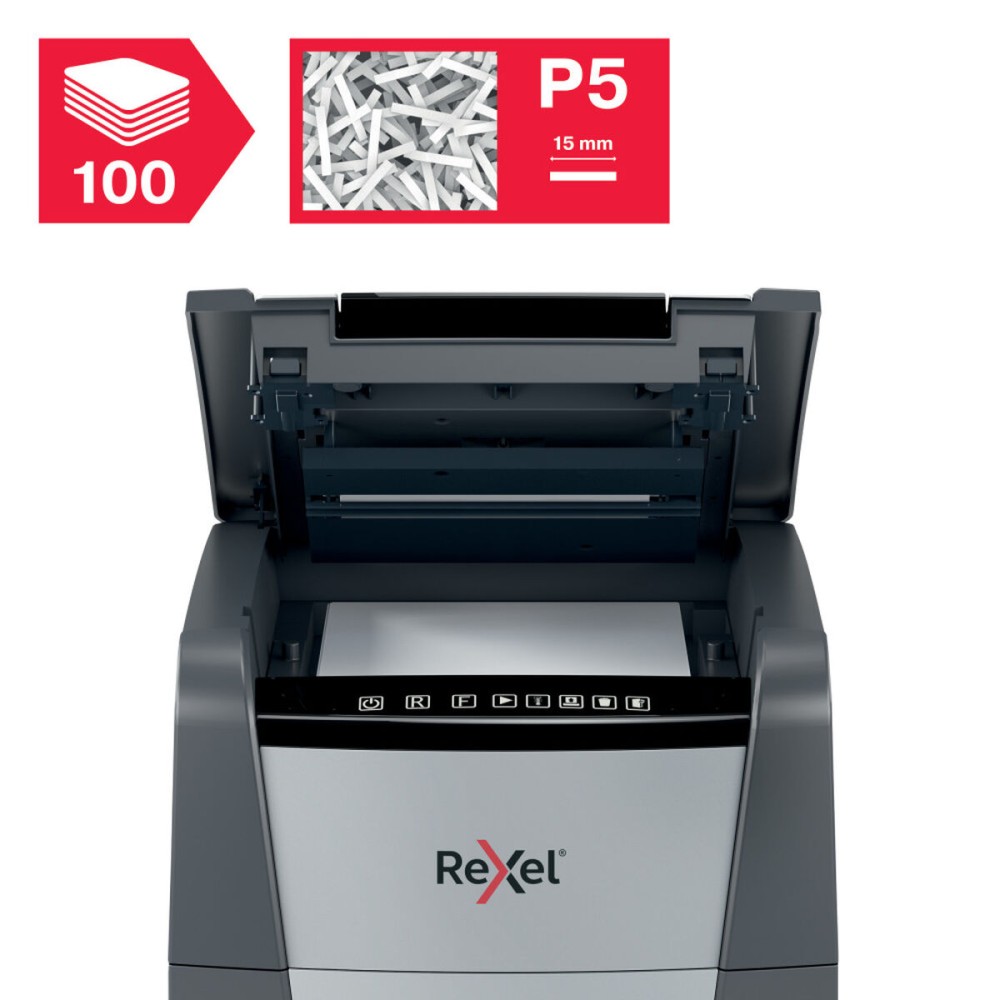 Mikroschnitt-Aktenvernichter Rexel Optimum Auto+ 100M