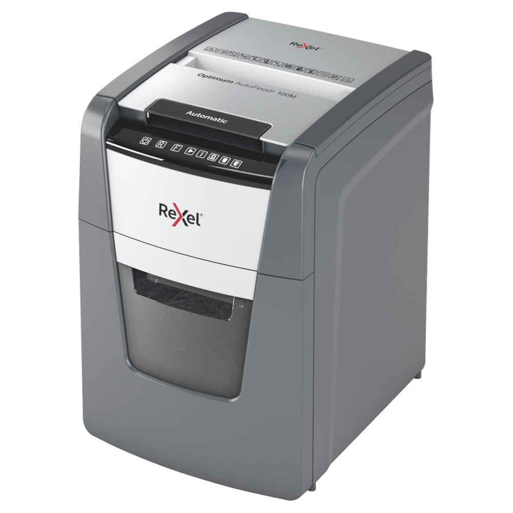 Mikroschnitt-Aktenvernichter Rexel Optimum Auto+ 100M