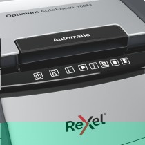 Mikroschnitt-Aktenvernichter Rexel Optimum Auto+ 100M