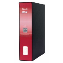Nachfüllbarer Aktenschrank Rexel Dox 2 Rot A4 Pappe Recycelter