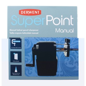 Pencil Sharpener DERWENT Super Point Black Metal