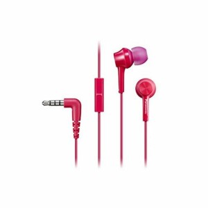 Kopfhörer mit Mikrofon Panasonic RPTCM105 PK in-ear Rosa (1 Stück)