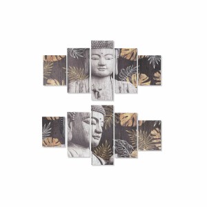 Canvas DKD Home Decor Pinewood Canvas 150 x 2 x 80 cm