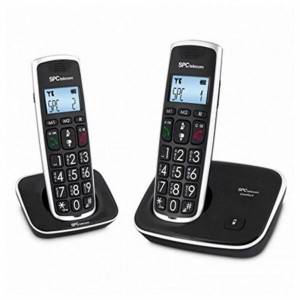 Kabelloses Telefon Telecom 7609N (2 pcs) Schwarz