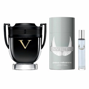 Set mit Herrenparfüm Paco Rabanne INVICTUS EDP 2 Stücke