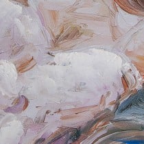 Canvas Alexandra House Living Wood 80 x 120 x 3 cm Ballerina