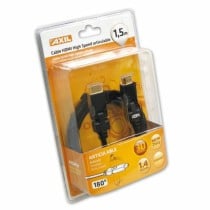 Câble HDMI Axil 1,5 m Noir Prise Mâle/Prise Mâle