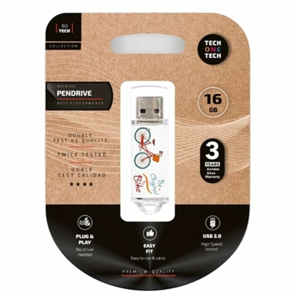 Clé USB Tech One Tech TEC4005-16 16 GB