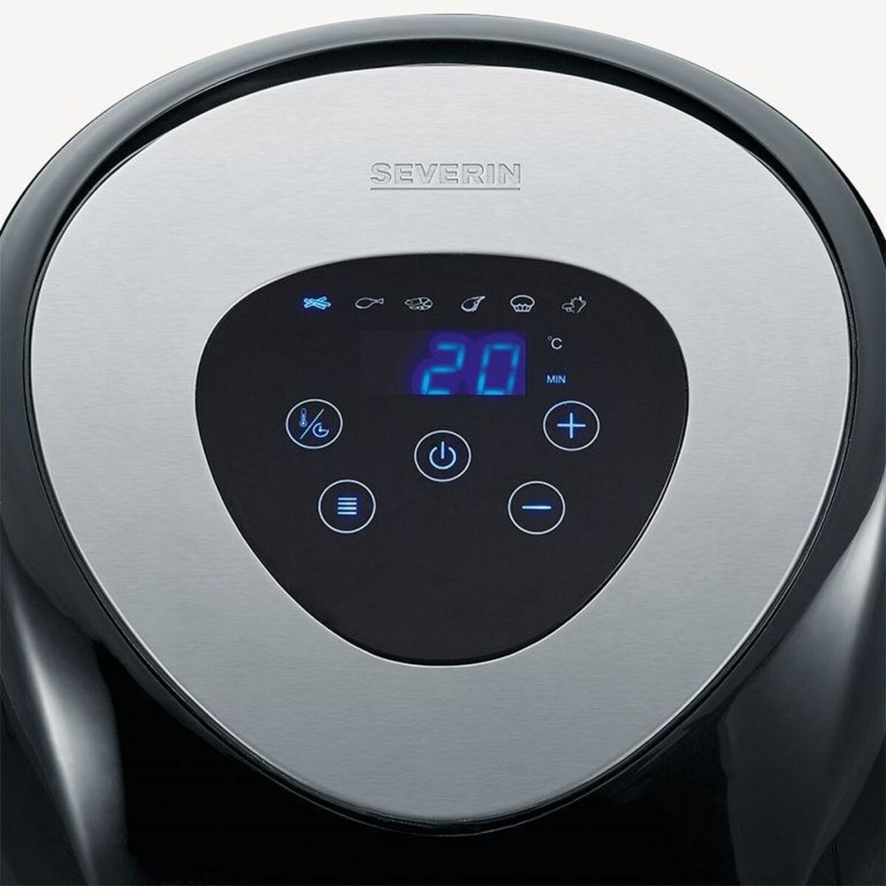 Friteuse à Air Severin FR 2430 Noir Argenté 1500 W 3,2 L